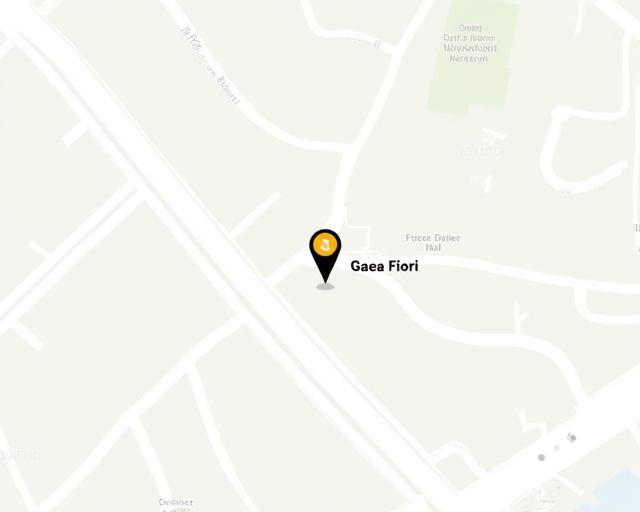 Mappa che indica la posizione di Gaea Fiori in Via del Corso a Roma.